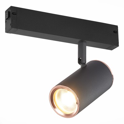ST504.426.01 Св-к трек. Черный GU10 1*50W  IP20 L104xW54xH111 180-240V Без ламп