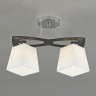 Люстры На штанге Escada 1116/2PL E27*60W Chrome/Black/White