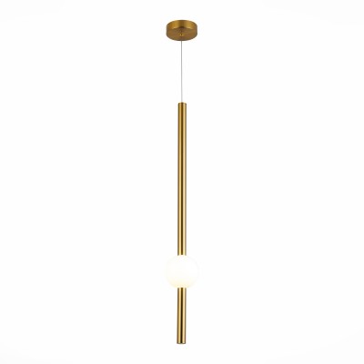 SL1222.233.01 Светильник подвесной ST-Luce Золотистый/Золотистый, Белый LED 1*18W 4000K