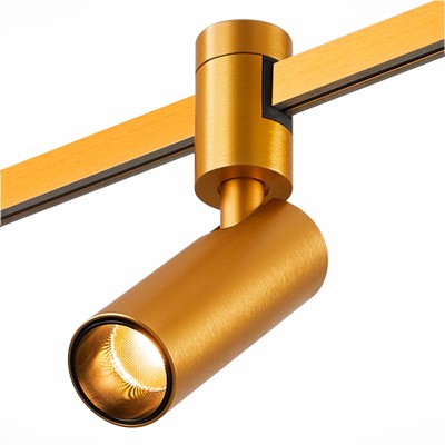 ST811.246.05 Магнитный трековый светильник FARM Золотистый LED 1*5W 4000K 350Lm Ra90 60 IP20 D35xH1