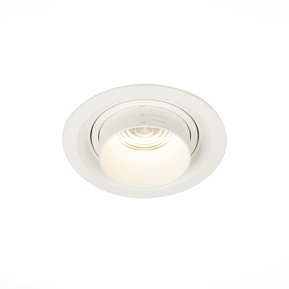 ST701.548.12 Св-к встр. Zoom Белый LED 1*12W 4000K 960Lm Ra90 15°-60° IP20 D115xH95 170-240V