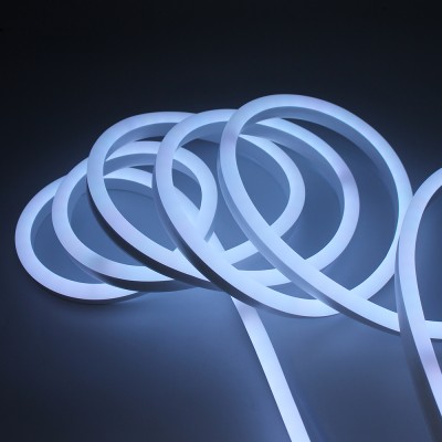 Неоновая лента светодиодная SMD 220В 2835, 120 LED/м, 6 Вт/м, 220В , IP65, Цвет: Холодный белый NE-2180-220-6-W-65 007375