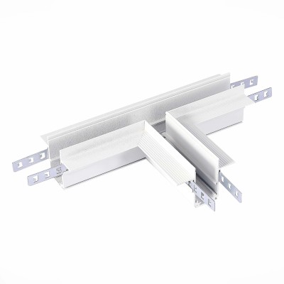 ST007.599.12 Коннектор T-образный для встраиваемого магнитного шинопровода под ГКЛ 12мм ST-Luce Белый