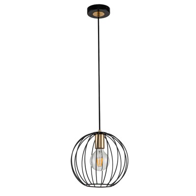 Светильники Подвесные Escada 10176/1S E27*60W Black/Brass