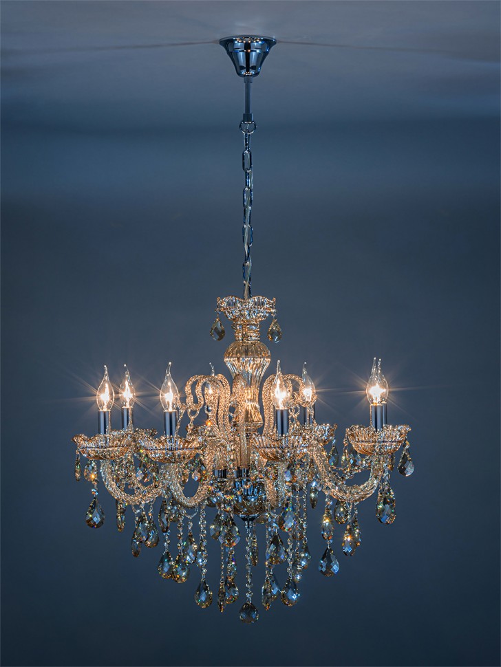 Люстры Подвесные Escada 1139/8S E14*40W Chrome