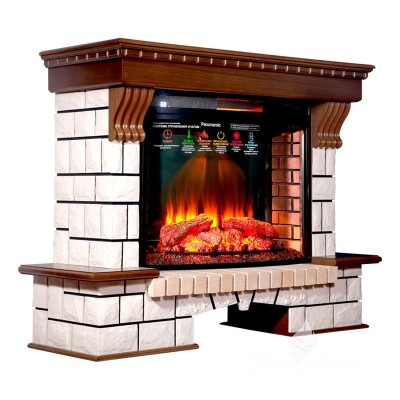 Каминокомплект Inter Flame Экстер с очагом Antares 33
