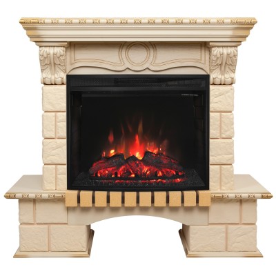 Электрокамин Bolero 25/25,5 WT с очагом Evrika 25,5