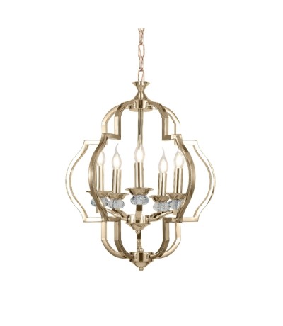 Подвесная люстра Lumina Deco Cesaro LDP 17078-5 GD