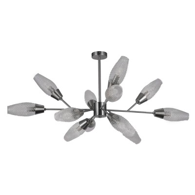 Люстры На штанге Escada 10165/12PL E14*60W Nickel