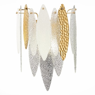 SL1224.201.02 Бра ST-Luce Золотистый/Прозрачный, Белый E14 2*60W