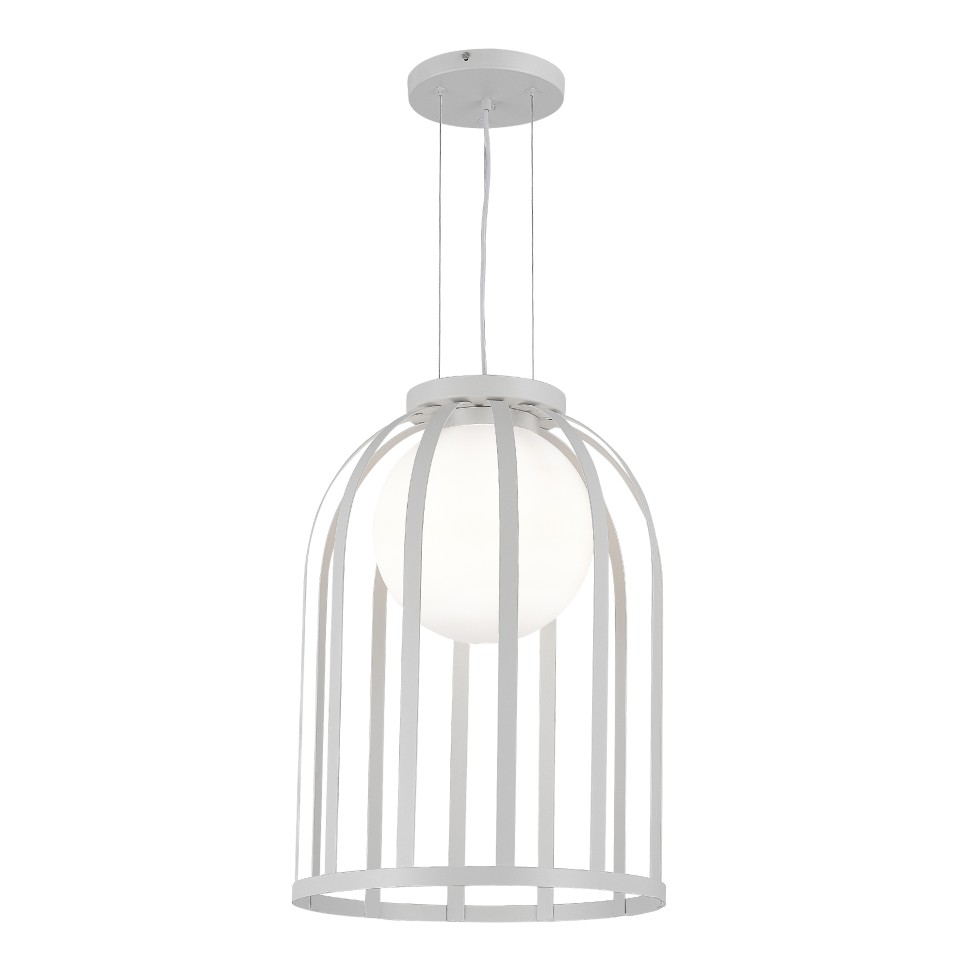 SL6129.503.01 Светильник подвесной ST-Luce Белый/Белый E27 1*60W