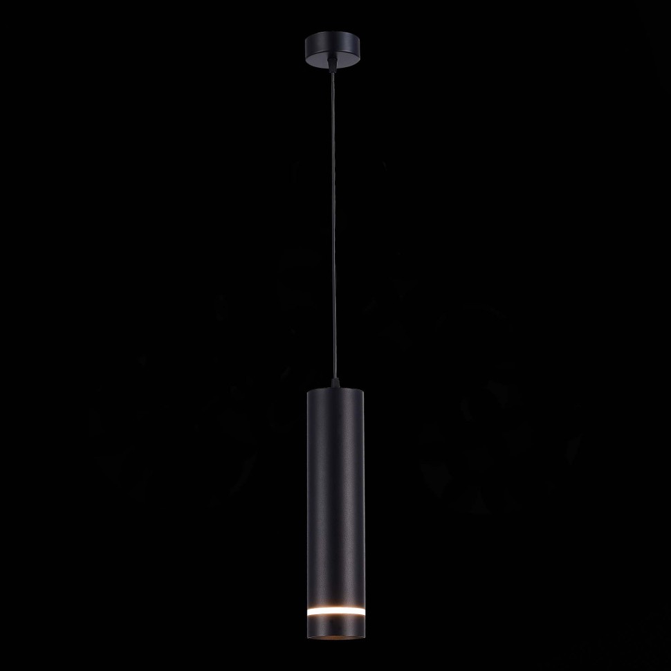 ST115.443.12 Светильник подвесной Черный LED 1*12W 4000K 936Lm Ra>90 120° IP20 D80xH300 165-265V
