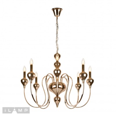Подвесная люстра iLamp Lady 88003-8 GD (Уцененный товар)