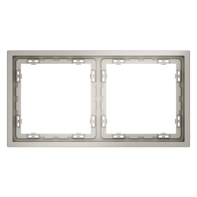 Рамка пластиковая VOLTUM S70 на 2 поста, (кашемир)