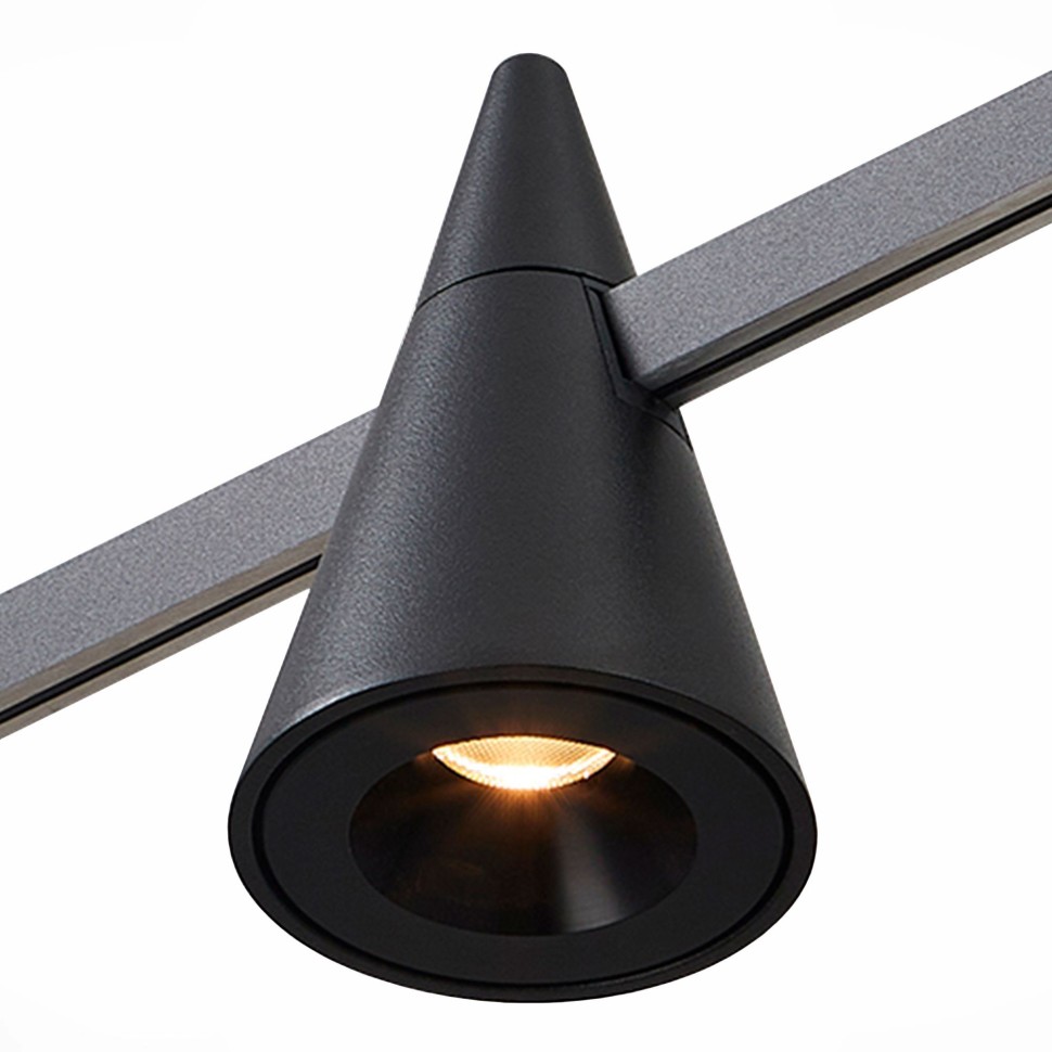 ST813.446.05 Магнитный трековый светильник FARM Черный LED 1*5W 4000K 325Lm Ra90 60 IP20 D70xH115 2