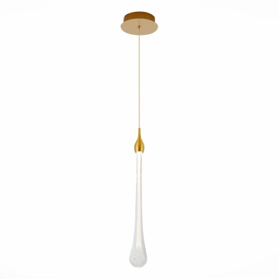 SL6103.203.01 Подвес ST-Luce Золотистый/Прозрачный LED 1*3W 4000K