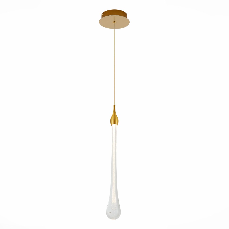 SL6103.203.01 Подвес ST-Luce Золотистый/Прозрачный LED 1*3W 4000K