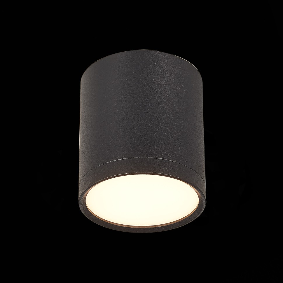 ST113.432.05 Светильник потолочный Черный LED 1*5W 3000K 390Lm Ra>90 120° IP20 D68xH75 170-240V