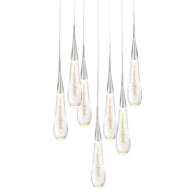 Подвесной светильник Delight Collection P98036-7 silver