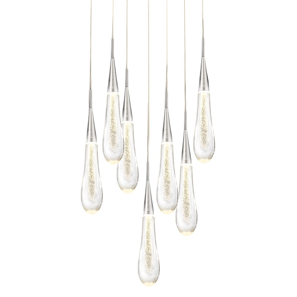 Подвесной светильник Delight Collection P98036-7 silver