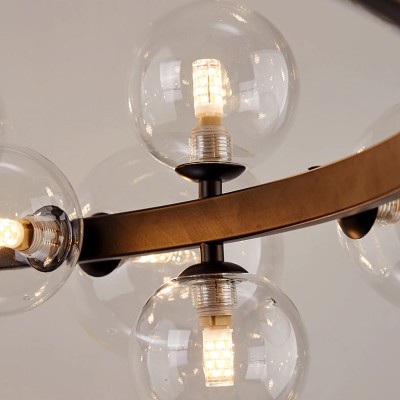 Люстра Delight Collection 771120 (KM1294P-15 black/clear)