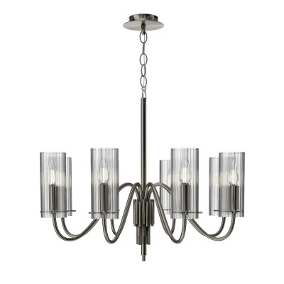 SL2005.103.08 Светильник подвесной ST-Luce никиль/прозрачный E14 8*40W