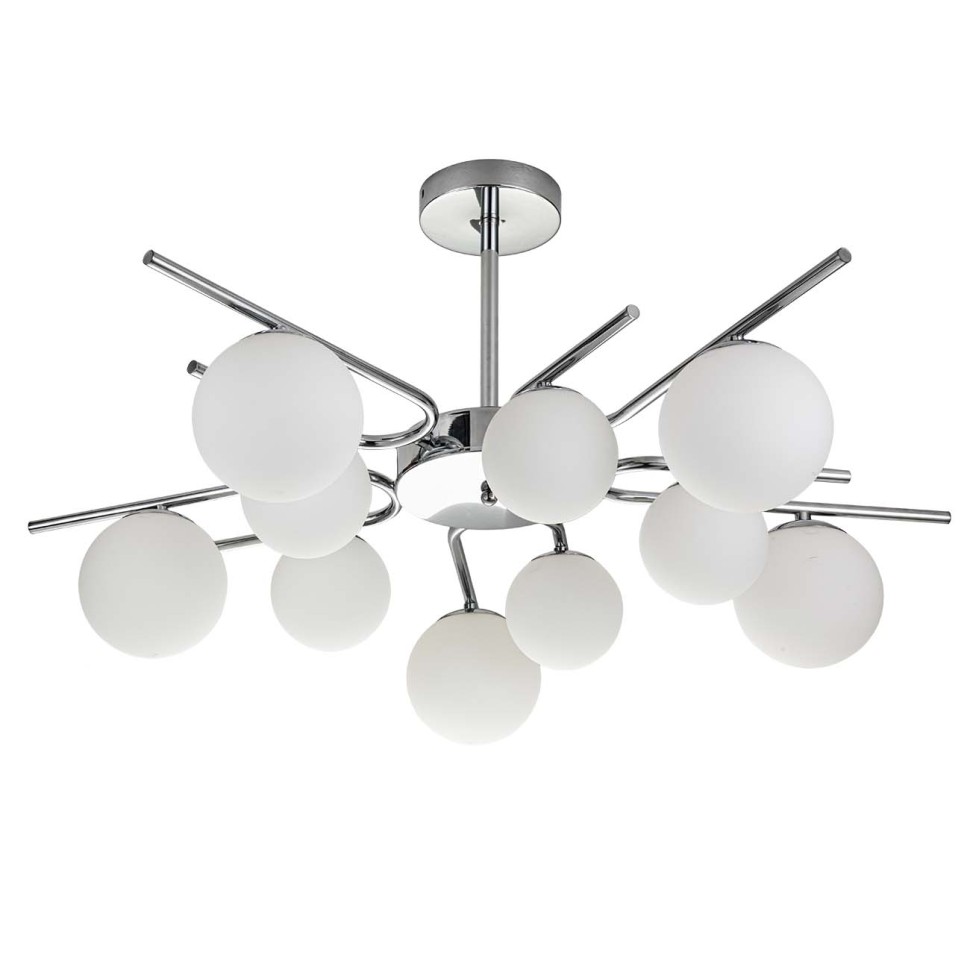Люстры На штанге Escada 642/10P G9*40W Silver