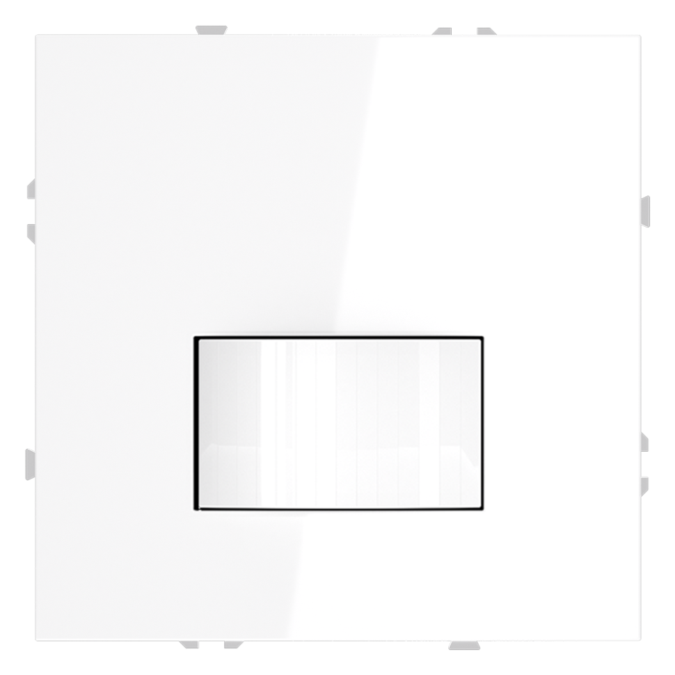 Датчик движения встраиваемый VOLTUM S70, (белый глянцевый)