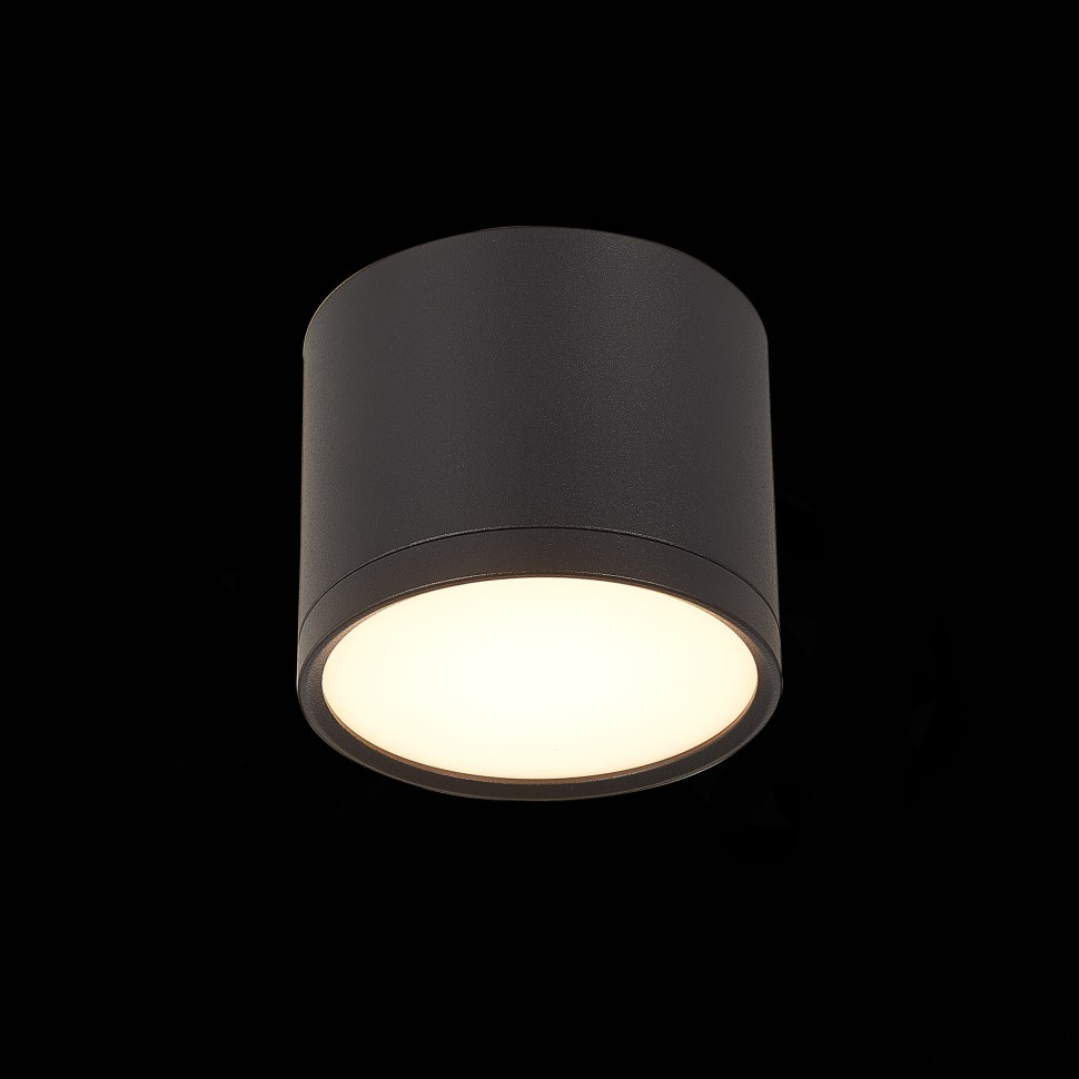 ST113.432.09 Светильник потолочный Черный LED 1*9W 3000K 702Lm Ra>90 120° IP20 D88xH75 170-240V