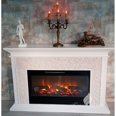 Каминокомплект Inter Flame МонБлан Сланец с очагом Foton 36