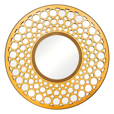 Зеркало BountyHome Round Gold mv411-gold