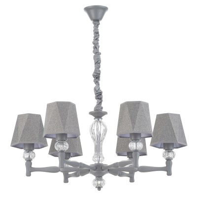 Люстры Подвесные Escada 672/6S E27*60W Grey