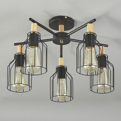 Люстры На штанге Escada 469/5PL E27*60W Black