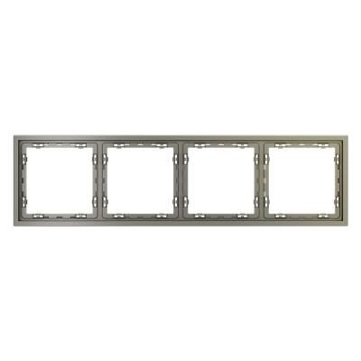 Рамка пластиковая VOLTUM S70 на 4 поста, (шелк)