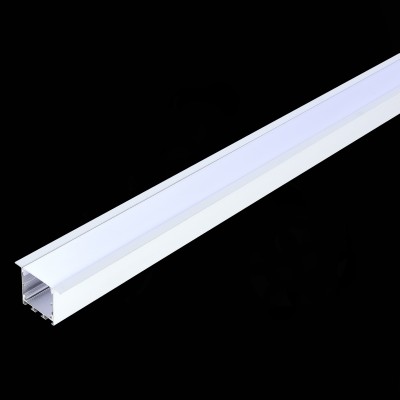 ST017.129.06 Встраиваемый алюминиевый профиль с рассеивателем(к-т: 2 загл.) ST-Luce Алюминий анодиро