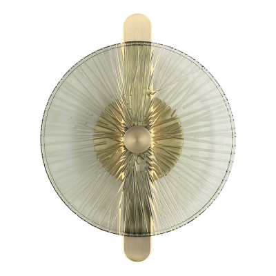 SL6141.321.01 Светильник настенный ST-Luce бронза/зелёный LED 1*11W 4000K