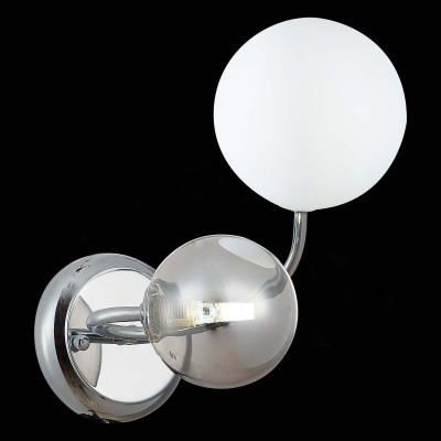 SLE220911-02 Светильник настенный Хром/Белый, Дымчатый G9 LED 2*5W