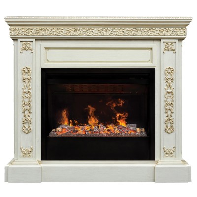 Электрокамин Ekaterina 26 WT с очагом 3D Helios 26 SBG