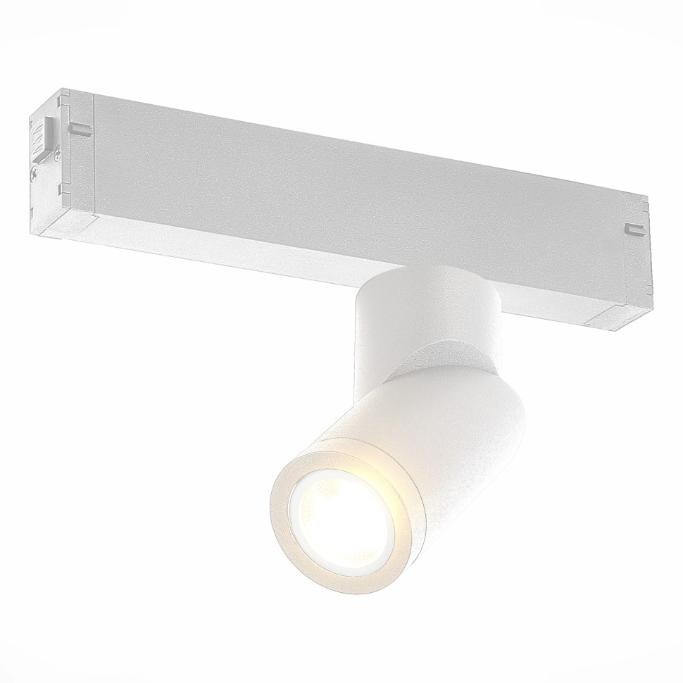 ST506.502.01 Св-к трек. Белый GU10 1*50W  IP20 D60xH190 180-240V Без ламп