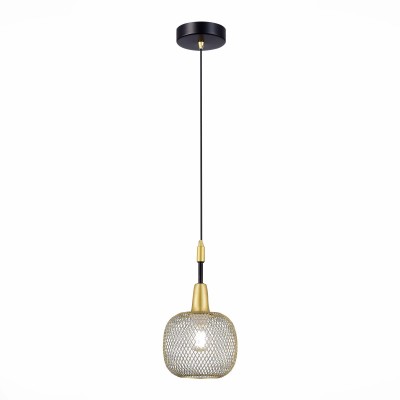 SLE1137-403-01 Подвес Черный, Золотистый/Золотистый E14 1*60W