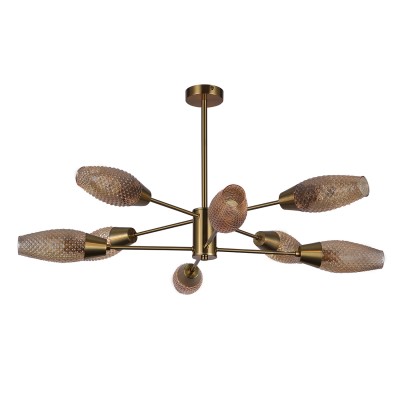 Люстры На штанге Escada 10165/8PL E14*60W Copper