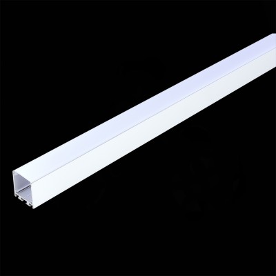 ST017.129.09 Накладной алюминиевый профиль с рассеивателем(к-т: 2 загл) ST-Luce Алюминий анодированн