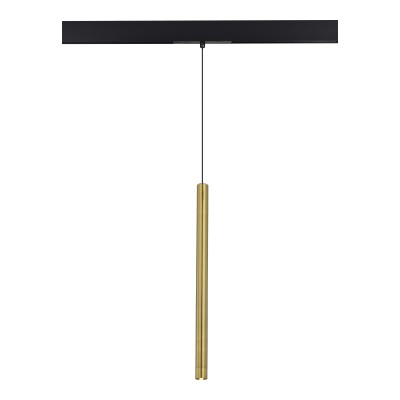 ST683.336.08 Магнитный трековый светильник Золотистый LED 1*8W 3000K 450Lm Ra90 24° IP20 D30xH500 48