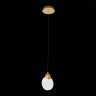 SL6104.203.01 Подвес ST-Luce Золотистый/Прозрачный,С пузырьками воздуха LED 1*3W 3000K