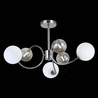 SLE220912-06 Светильник потолочный Хром/Белый, Дымчатый G9 LED 6*5W