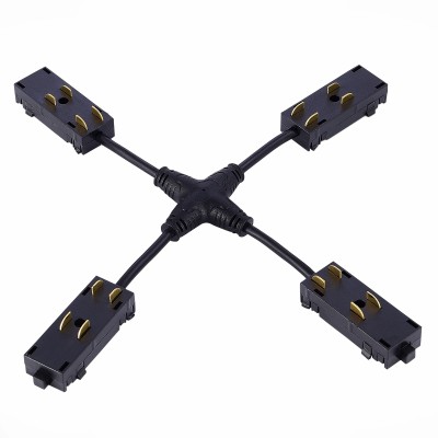 ST015.422.20 X- образный коннектор Skyline 220 ST-Luce Черный