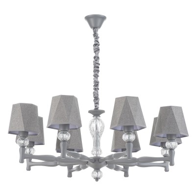 Люстры Подвесные Escada 672/8S E27*60W Grey