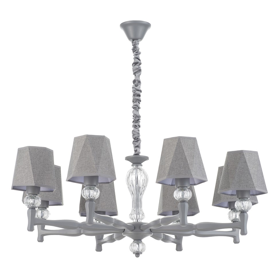 Люстры Подвесные Escada 672/8S E27*60W Grey