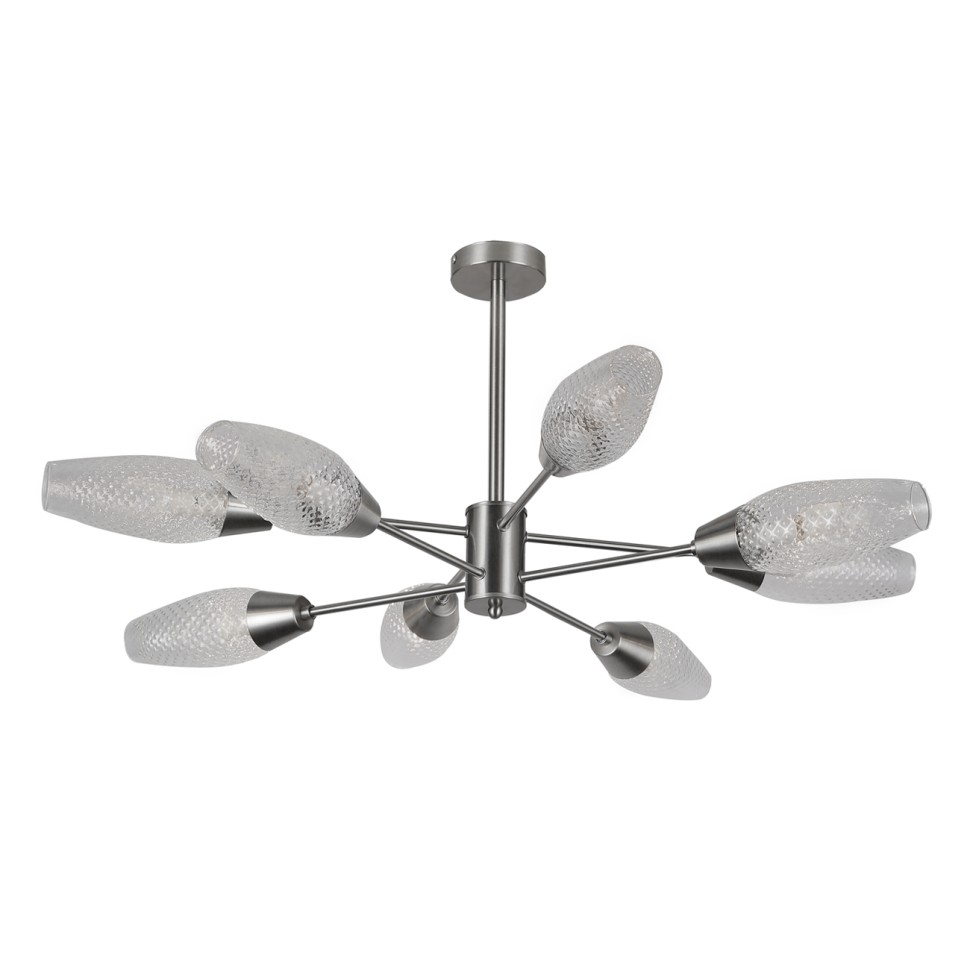 Люстры На штанге Escada 10165/8PL E14*60W Nickel