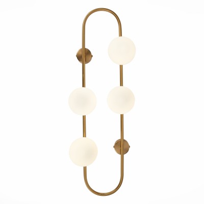 SL1149.301.04 Бра ST-Luce Латунь/Белый G9 4*5W